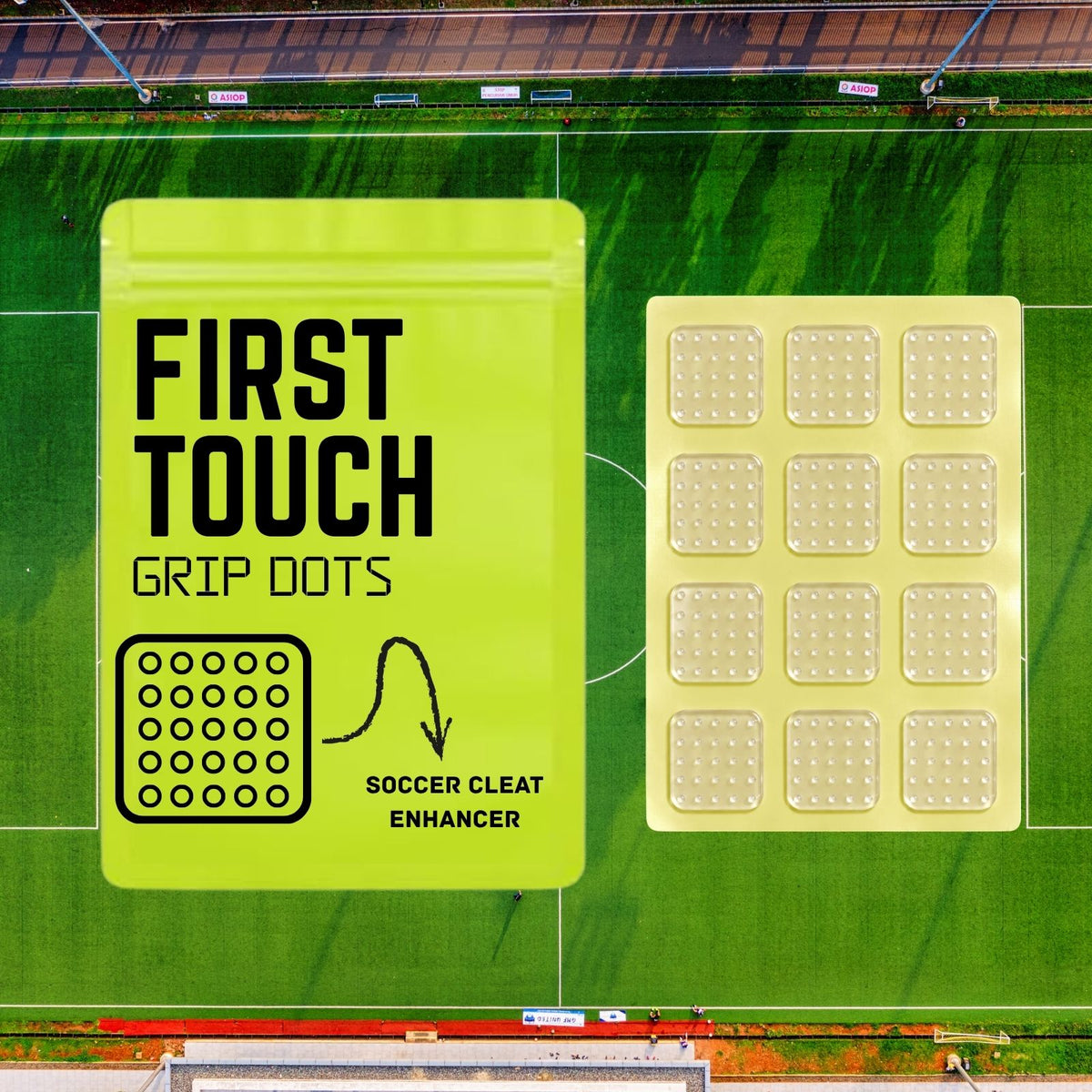 Soccer Cleat Accessories – Peel & Stick Grip Dots (SAMPLE)